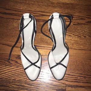 Black and white Nine West Heels